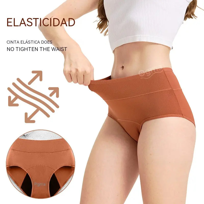 【Juego de 5 piezas】【XS-5XL】Nueva ropa interior de algodón de alta calidad para mujer, de talle medio, color liso, tallas grandes, transpirable y con una entrepierna más amplia.