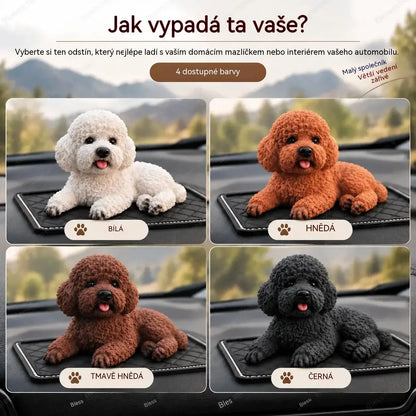 🐶✨Ozdoba do auta ve tvaru pudla: ta nejroztomilejší vylepšení palubní desky
