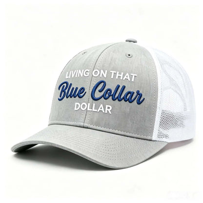 🧢Gorra de béisbol ajustable de malla con eslogan de estilo europeo y americano para ropa de trabajo.