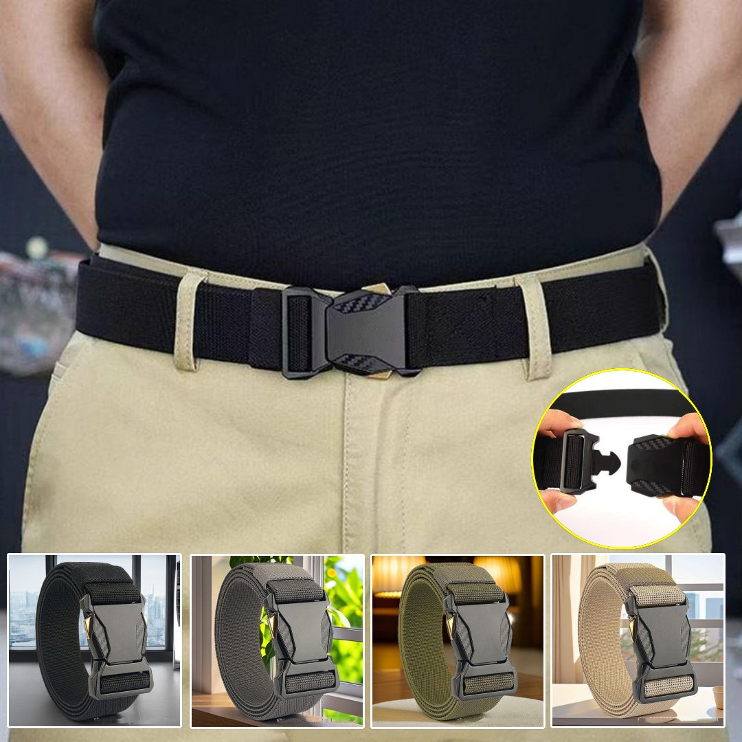 🔥🔥Nuevo cinturón deportivo de aleación de alta elasticidad y calidad superior para hombre, elegante y versátil.