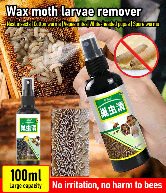 🐝【6 botellas】Spray natural contra la polilla de la cera 🌿 | Seguro y no tóxico — ✨ Con solo una ligera pulverización, garantizas la seguridad y la tranquilidad de tus abejas 💧