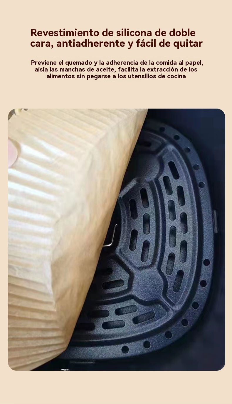 🔥【100 piezas】🍗El papel para hornear pergamino desechable es resistente al agua y al aceite.