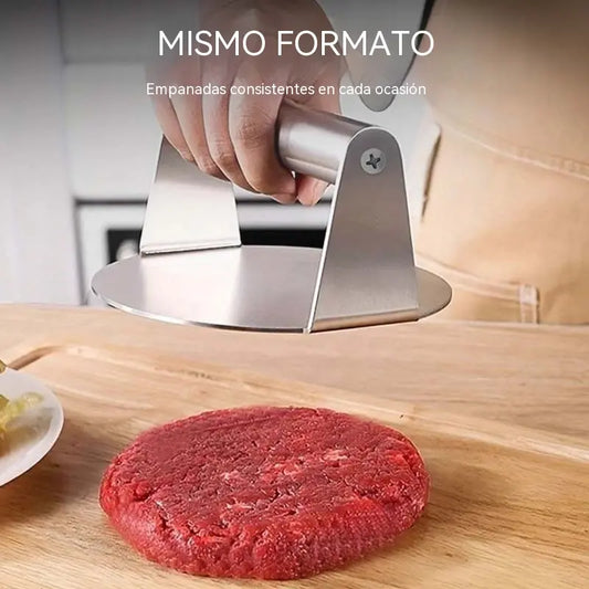 Prensa antiadherente para hamburguesas para cocinar