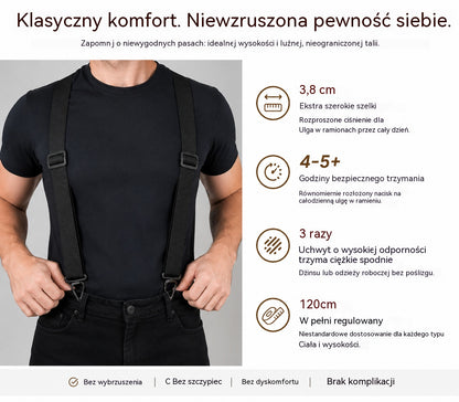 📢📢50% TANIEJ! 🧷Gorsety męskie z krzyżującym się tyłem i klipsami🧷