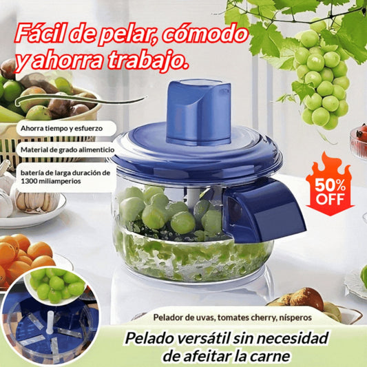 ⏳Oferta por tiempo limitado: 49% de descuento⏰ Pelador eléctrico transparente para frutas y verduras🍇🧄