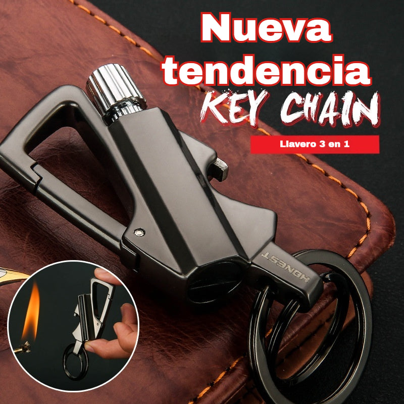 ✨【2 piezas 】Encendedor Infinity de combinación permanente con abridor de botellas y multiherramienta para llavero
