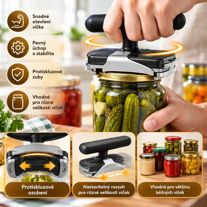 ⌛50% OFF🎁2 kus 510 Kč🌟 Otvárač na konzervy šetriaci prácu