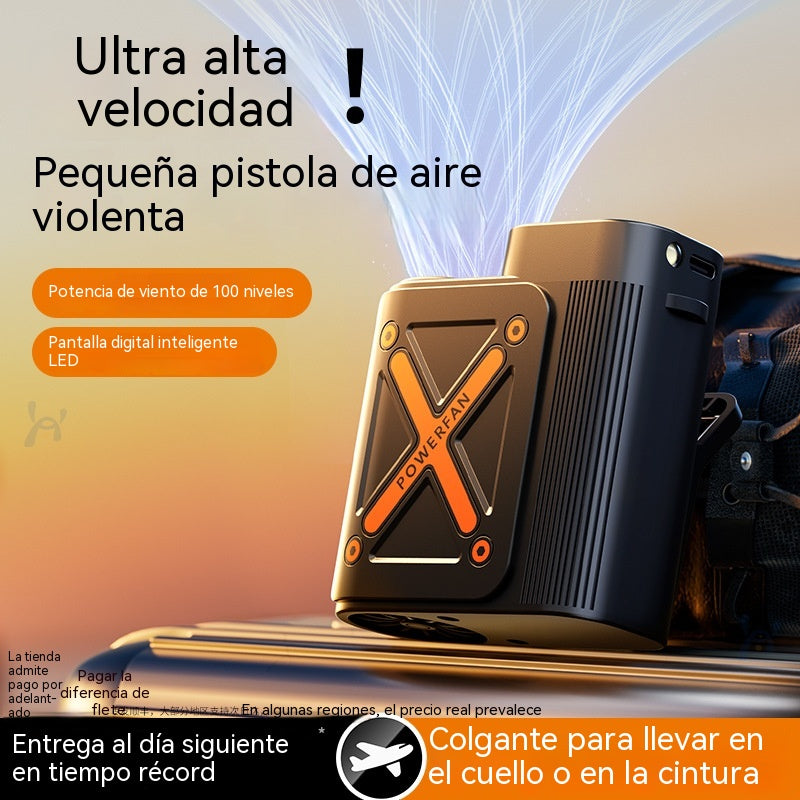 Mini ventilador multiusos para sombrillas, escritorios y exteriores