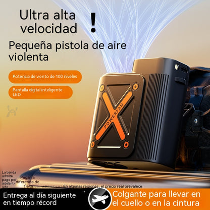 Mini ventilador multiusos para sombrillas, escritorios y exteriores