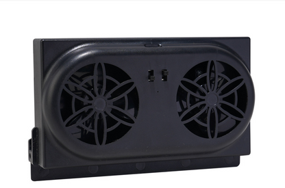 🌀Ventilador de escape para coche alimentado por energía solar