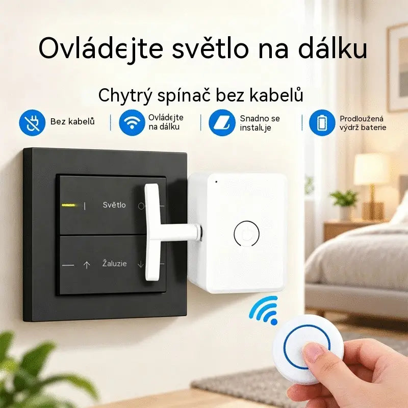 📱💡 Chytrý bezdrátový ovladač pro dálkové zapínání a vypínání světel bez nutnosti kabeláže.