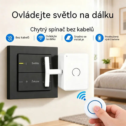 📱💡 Chytrý bezdrátový ovladač pro dálkové zapínání a vypínání světel bez nutnosti kabeláže.