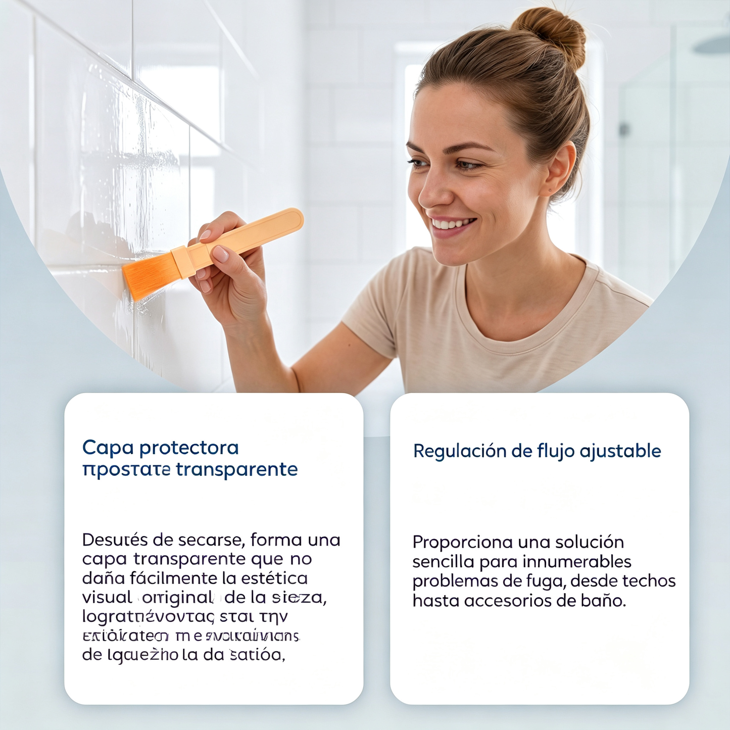 Kit de pintura al agua para acabado de azulejos y bañeras
