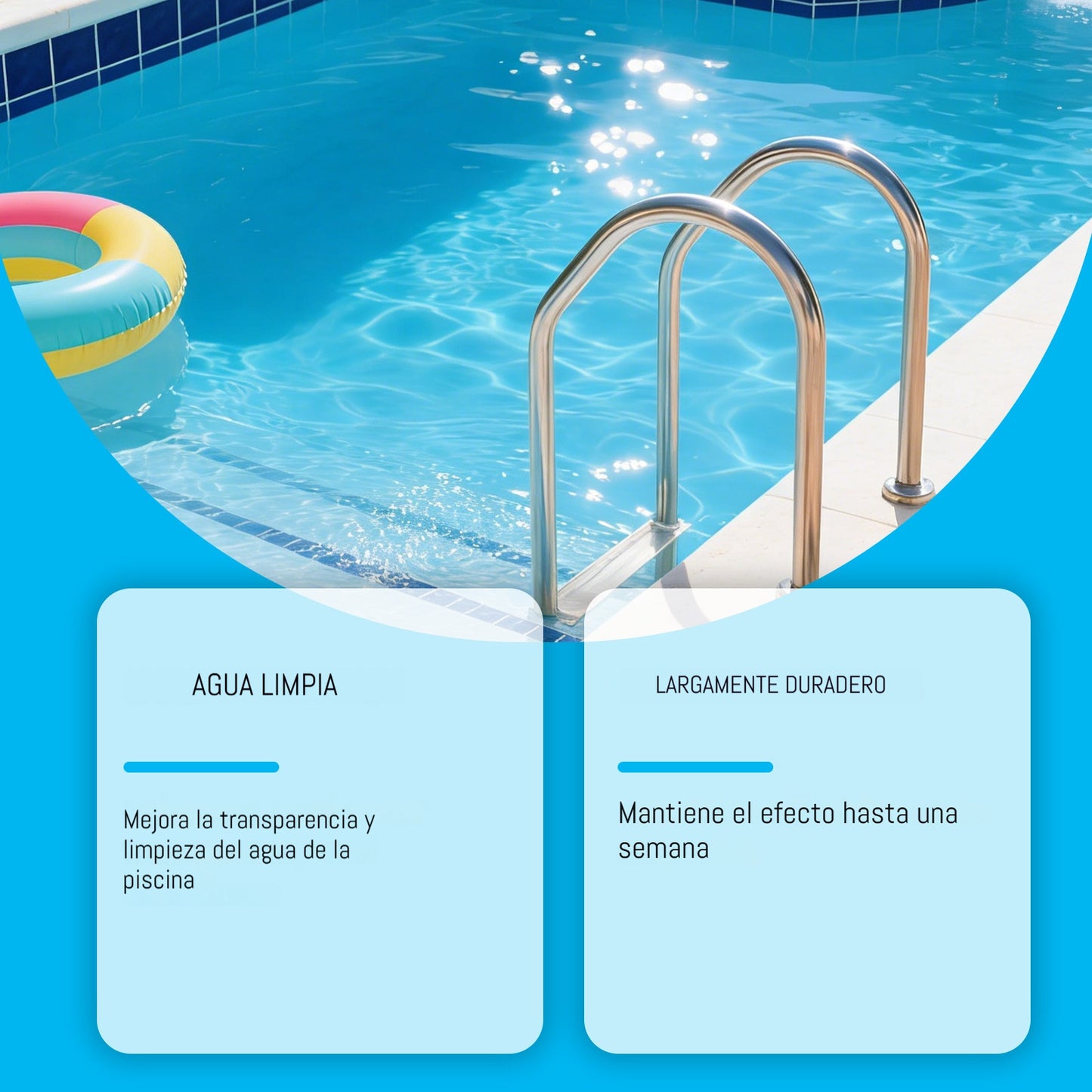 🔥Compre 1 y obtenga 1 gratis（2 botella）Pastillas efervescentes para la limpieza de piscinas