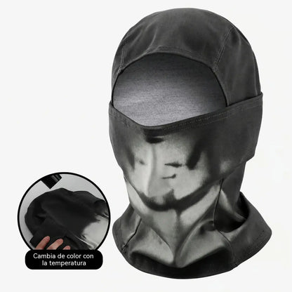 🌡️😎 Pasamontañas Termocrómico que Cambia de Color | Gorro Facial Original y Divertido para Exterior