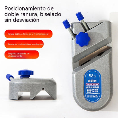 🧰Herramienta cortadora de ángulos 45° aleación aluminio para paneles yeso y madera