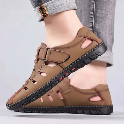 👣【Tallas 38-44】🍃2026 Zapatos casuales transpirables con agujeros, cuero genuino, suela suave, antideslizantes