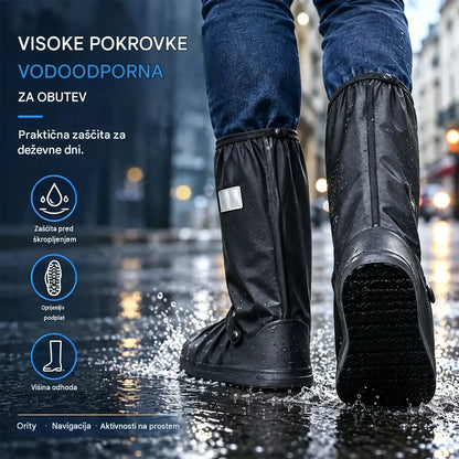 【1 par】Zaščitite svoje superge pred premočenjem! Trpežne vodoodporne prevleke za čevlje: nedrseče in zložljive – preproste za prenašanje v torbi 🌧️
