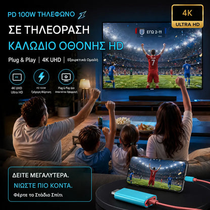 Adapterski kabel USB-C v HDMI za Switch