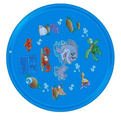 Alfombra fuente de juegos acuáticos para niños – ¡Chapotea, juega y disfruta de la diversión refrescante del verano!