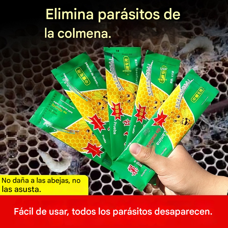 🐝【50 piezas】Pastillas para eliminar insectos de la colmena. Eliminan eficazmente polillas, larvas y parásitos