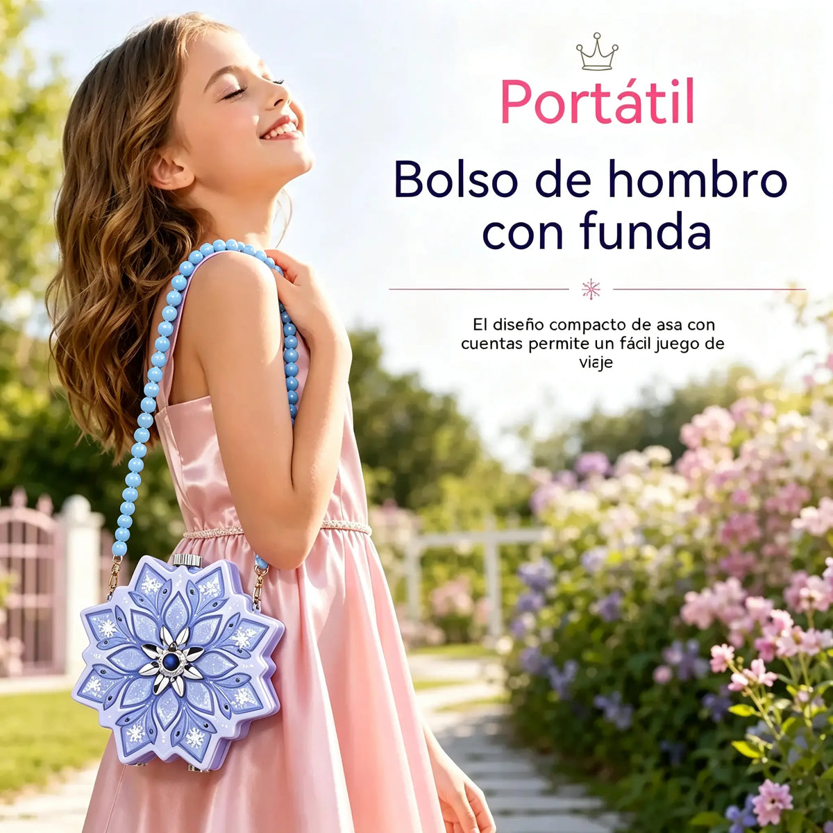 💄 ¡Oferta por tiempo limitado: 49% de descuento! ✨ Set de maquillaje de princesa lavable: juguete de simulación de maquillaje seguro y no tóxico para niños 👸