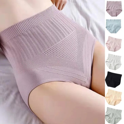 ✨Último día con 50 % de descuento: 🔥7 piezas【M-XL】bragas antibacterianas impermeables de cintura alta