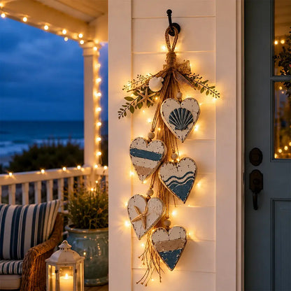 ❤️🎃 Decoración Colgante en Forma de Corazón con Calabaza y LED | Adorno Luminoso para Puerta y Pared