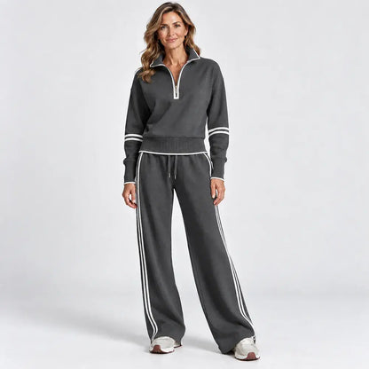 🍁🍂🍁🍂 Sada [bunda + nohavice] 32 eur🔥🖤Dvoudílná souprava s ležérní sportovní mikinou a kalhotami se širokými nohavicemi v pestrých barvách🔥
