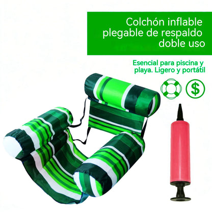 💦📢Sofá flotante plegable con respaldo