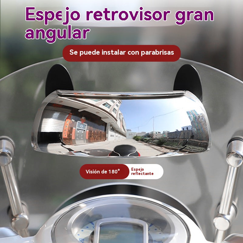 🏍️Espejo retrovisor ultra gran angular de 180 grados para motocicleta🏍️