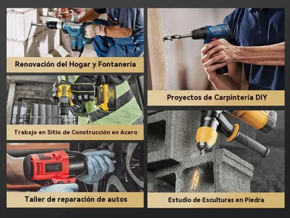 🥇【3+4+5+6+8+10+12+14+16mm】Broca excéntrica de acero de tungsteno superduro de séptima generación con borde dentado