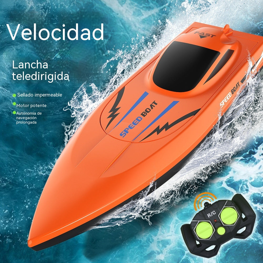 🎮 🚢 ¡MITAD DE PRECIO! Lancha de carreras RC de alta velocidad 2.4G con motores duales 🌊 ⚡ –50% DE DESCUENTO (Oferta del día)