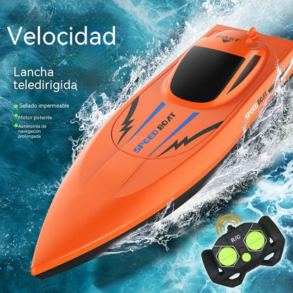 🎮 🚢 ¡MITAD DE PRECIO! Lancha de carreras RC de alta velocidad 2.4G con motores duales 🌊 ⚡ –50% DE DESCUENTO (Oferta del día)