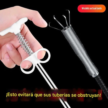 🔥Gran oferta 2026: 50 % de descuento🔥 Desatascador doméstico de cuatro garras para desagües