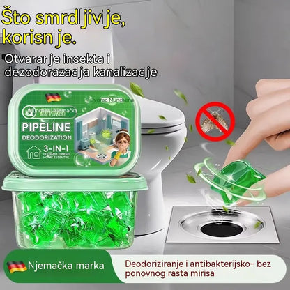 2 pakiranja (100 tableta) za 24 € –  Razgrabljene su! Kupilo ih je 30.000 ljudi . Bio-enzimske kapsule za uklanjanje neugodnih mirisa iz odvoda.