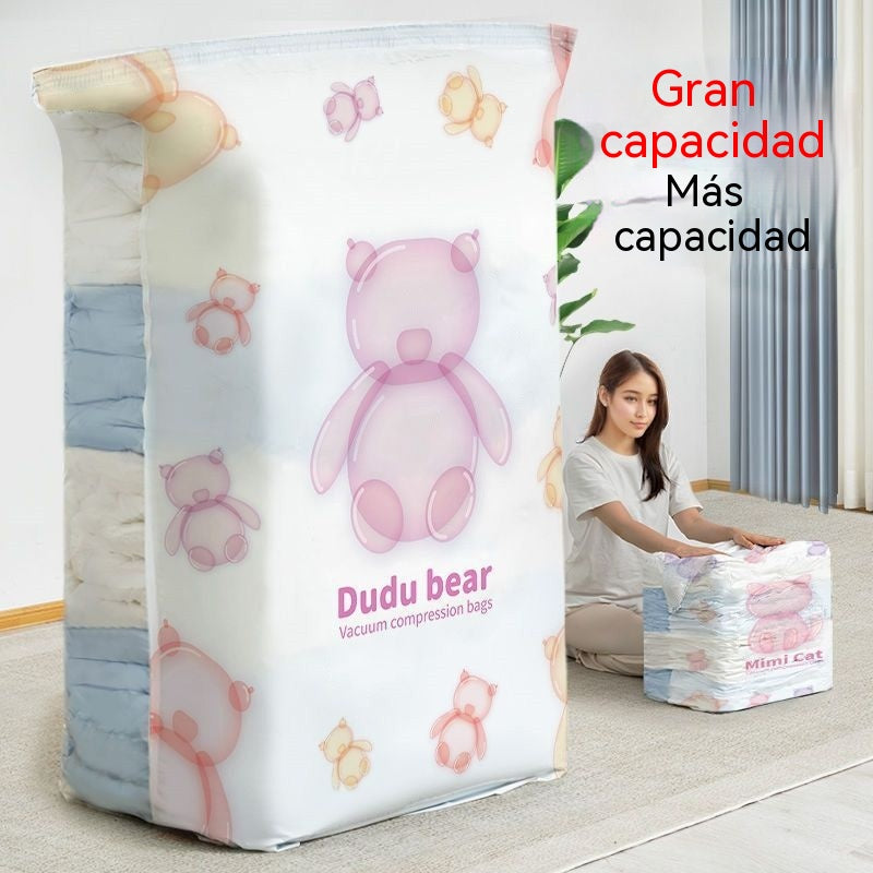 🎉 Pack de 5 Bolsas de Vacío Sin Bomba – Ahorra hasta un 80% de espacio