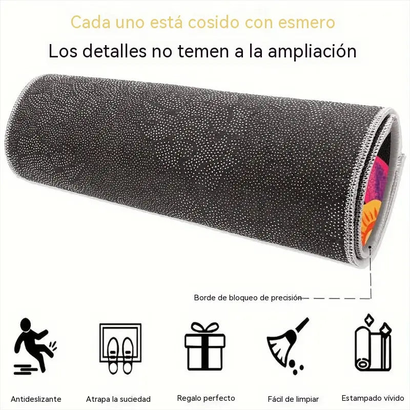 【75*100cm】Alfombrilla universal para maletero con base antideslizante – Superficie de terciopelo, resistente al desgaste
