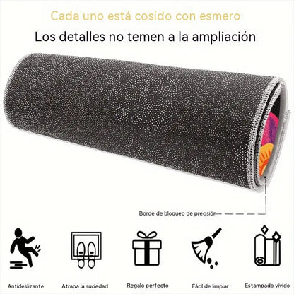【75*100cm】Alfombrilla universal para maletero con base antideslizante – Superficie de terciopelo, resistente al desgaste