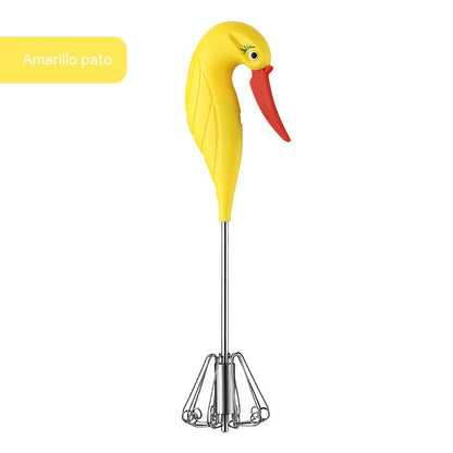 【Compra 1 y llévate 1 gratis】【2 piezas】Batidor de huevos semiautomático de acero inoxidable
