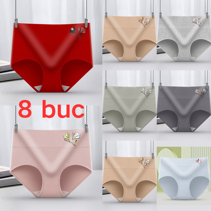 🔥【8  piezas 】【40-85kg】🔥Último día - 50% de descuento - Braguitas de algodón antibacteriano que no dejan marcas