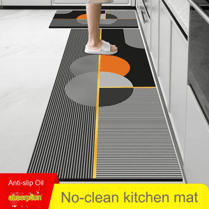【40*60+40*120cm】Alfombras y moquetas universales para cocina y baño duraderas y resistentes a la suciedad