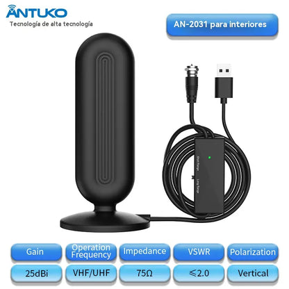📺Antena receptora de TV terrestre HDTV