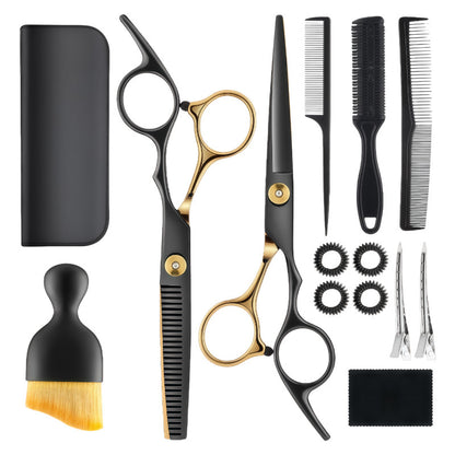 📢【14 piezas】⏰ Juego de tijeras de peluquería profesional