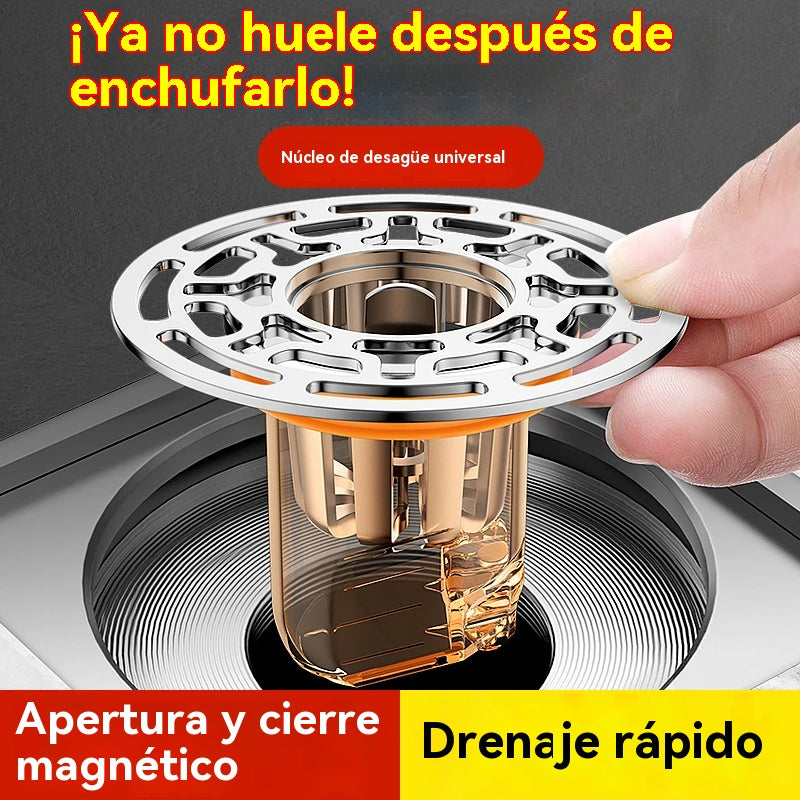 🔥【30%OFF】✨Núcleo de drenaje de piso universal antiolor con panel grande de nido de abeja