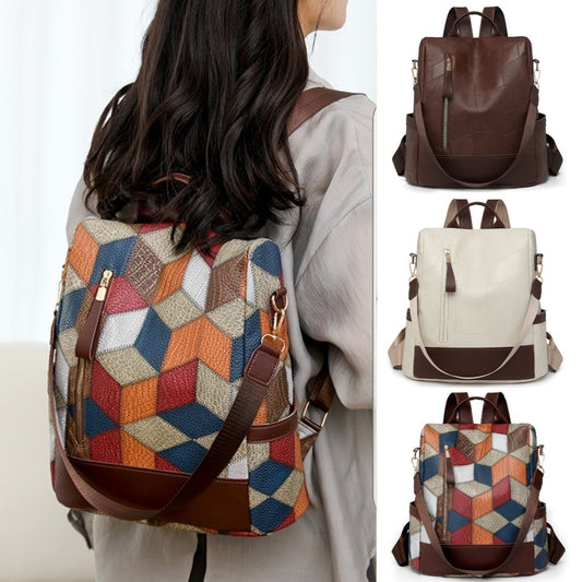 💖✨ Mochila retro de gran capacidad de moda para mujer nueva 2026.