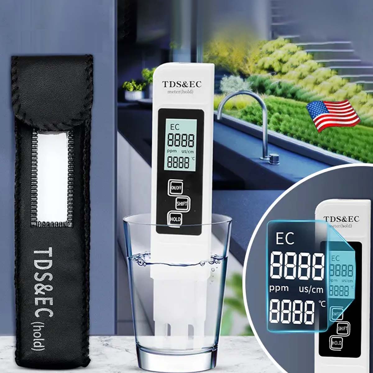 🔥Analizador digital de calidad del agua con medidor TDS