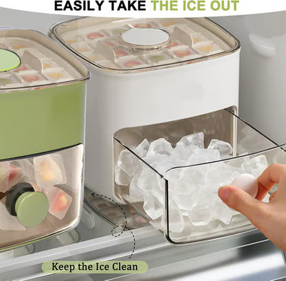 🥤🧊 ¡50 % de descuento! Máquina de hielo con función de almacenamiento: produce 48 cubitos a la vez, tapa a prueba de fugas. Apilable, ahorra espacio. Incluye pala y pinzas para hielo 🏖️✅