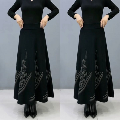 🔥【50%OFF】👗🎀【S-3XL】Őszi és téli vastagított gyapjúszoknya, divatos és sokoldalú