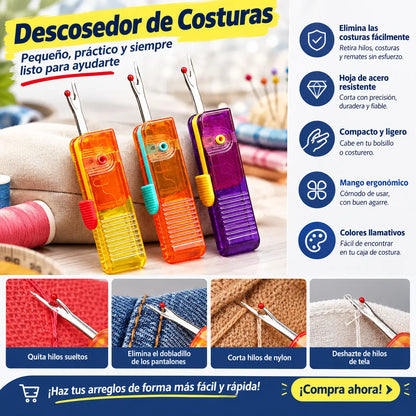 💞 【Juego de 3 piezas】Herramienta para quitar suturas, plegable, segura y confiable. ¡Quita puntos rápidamente, compra ahora! ✅